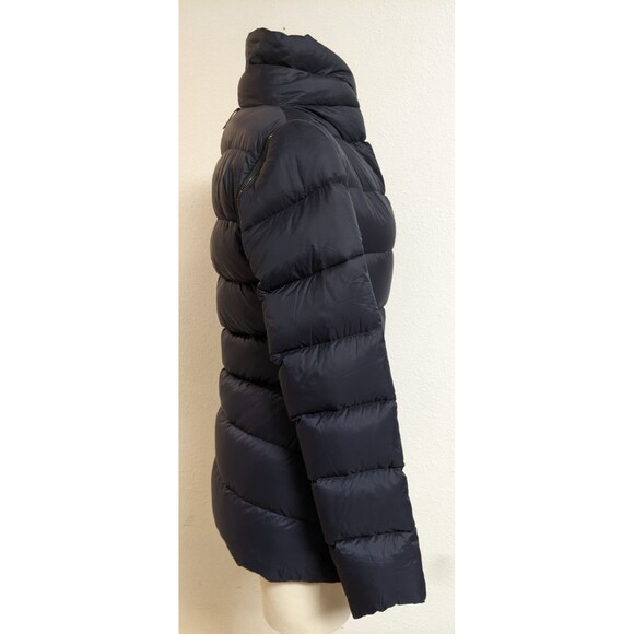 Wmn’s MACKAGE Toronto Qeren Leather Trim Down Convertible Navy Blue Vest Coat SM - Picture 13 of 16